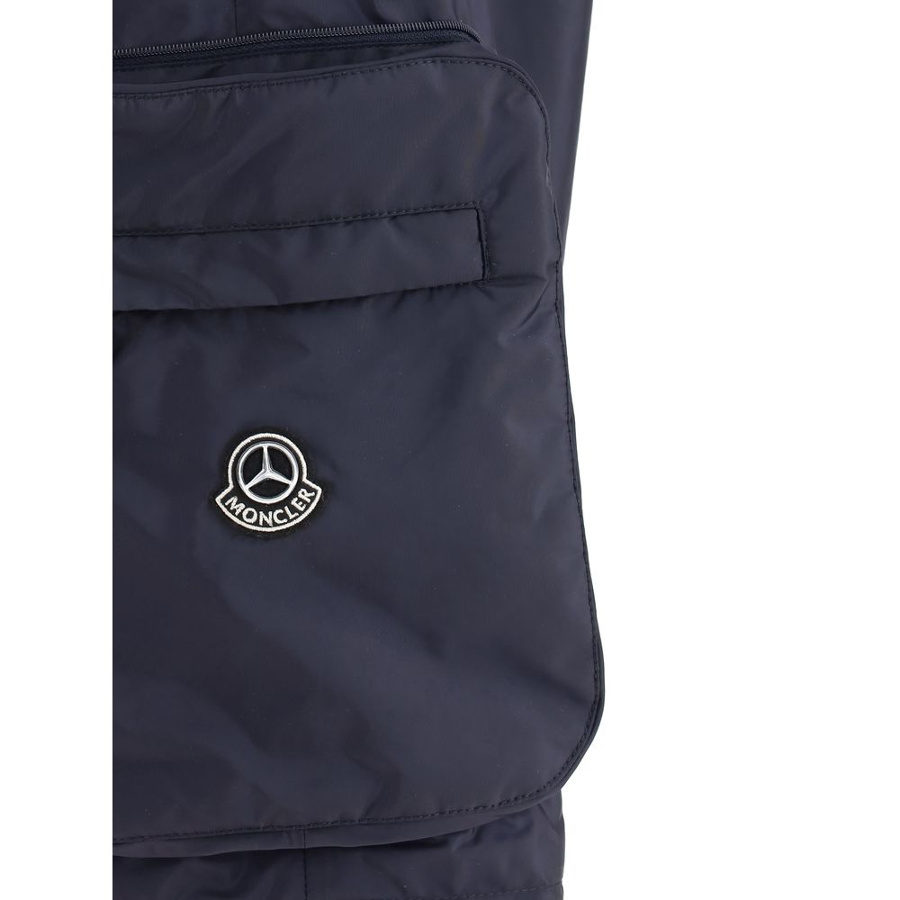 Moncler Grey Cotton Cargo Shorts Stylish Luxury