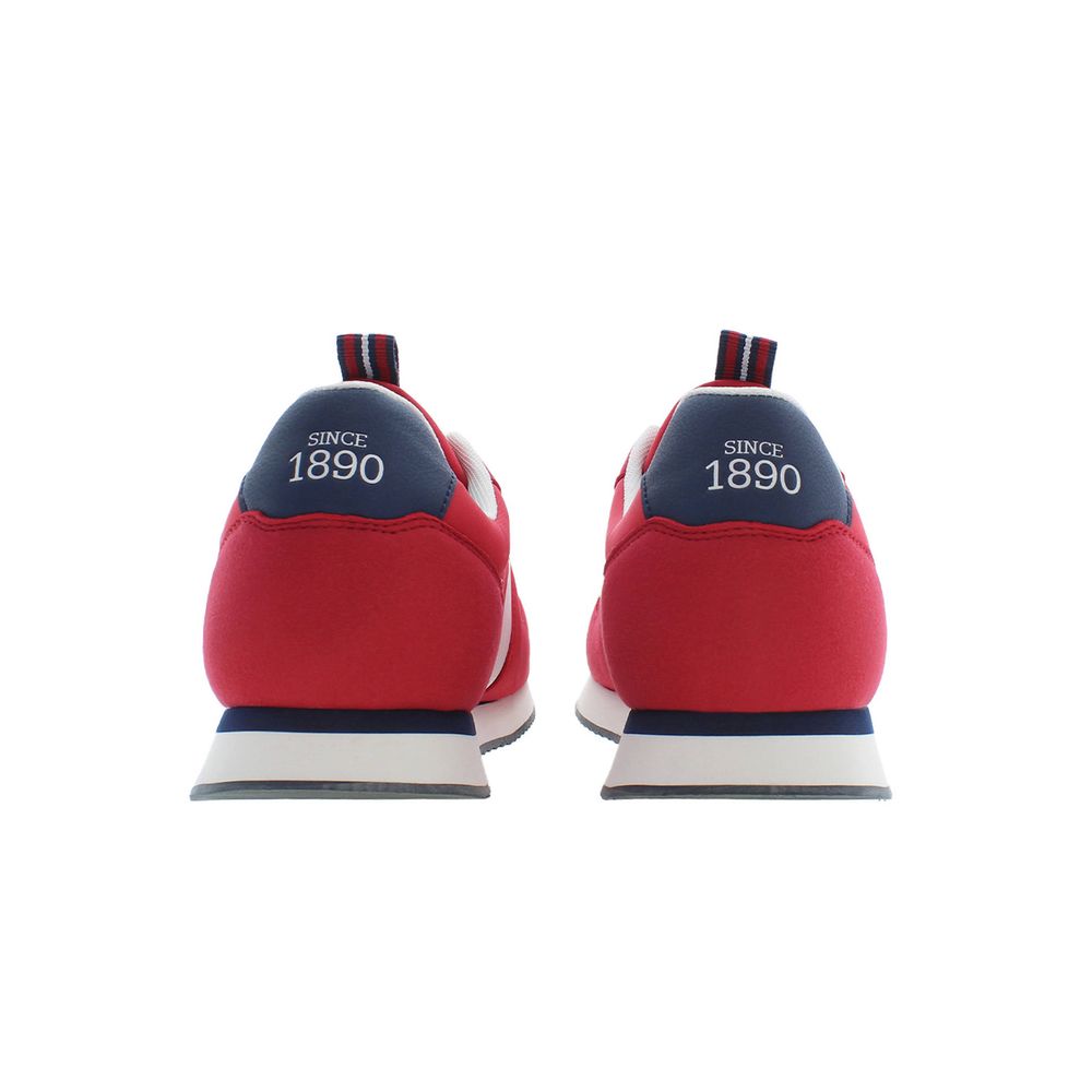 U.S. POLO ASSN. Red Canvas Sneaker with Athletic Heritage