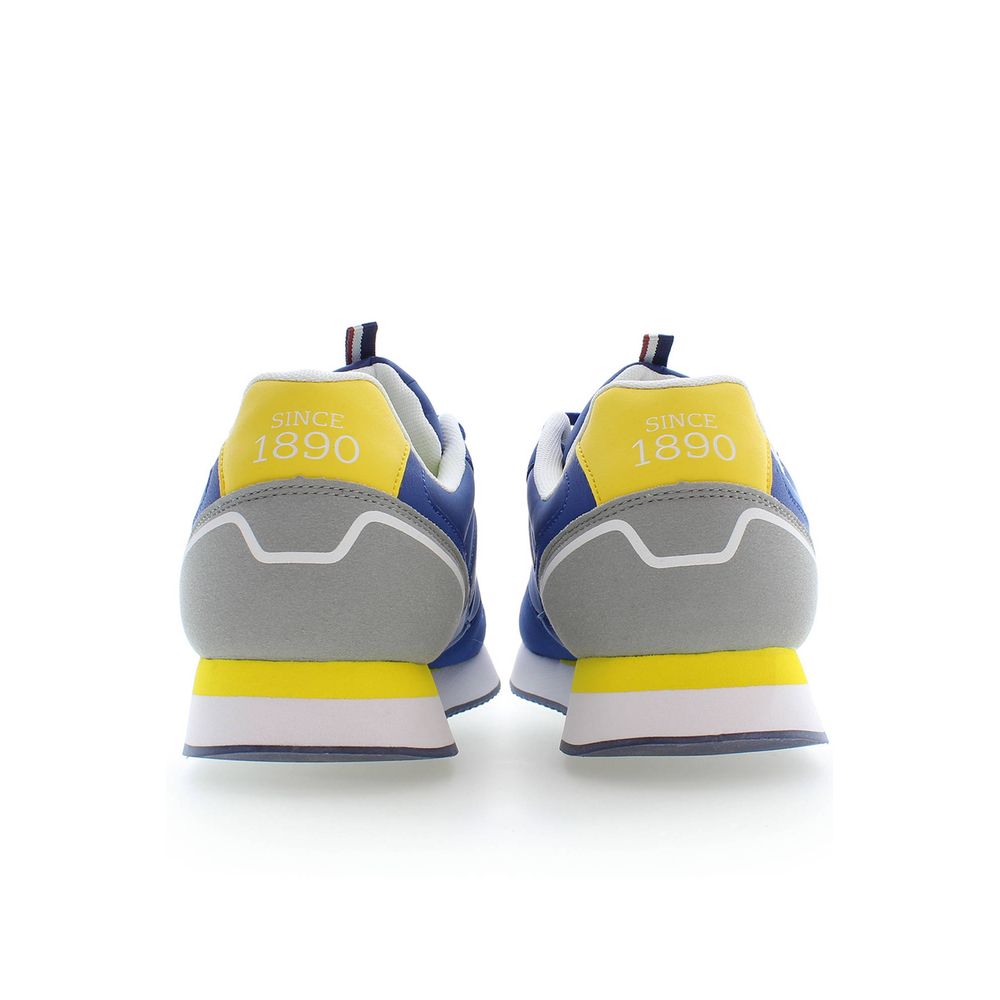 U.S. POLO ASSN. Blue Canvas Casual Sneaker for Elevated Style