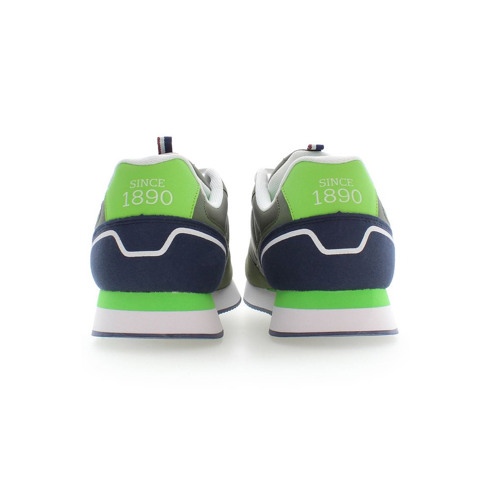 U.S. POLO ASSN. Green Canvas Sneakers for Elevated Style