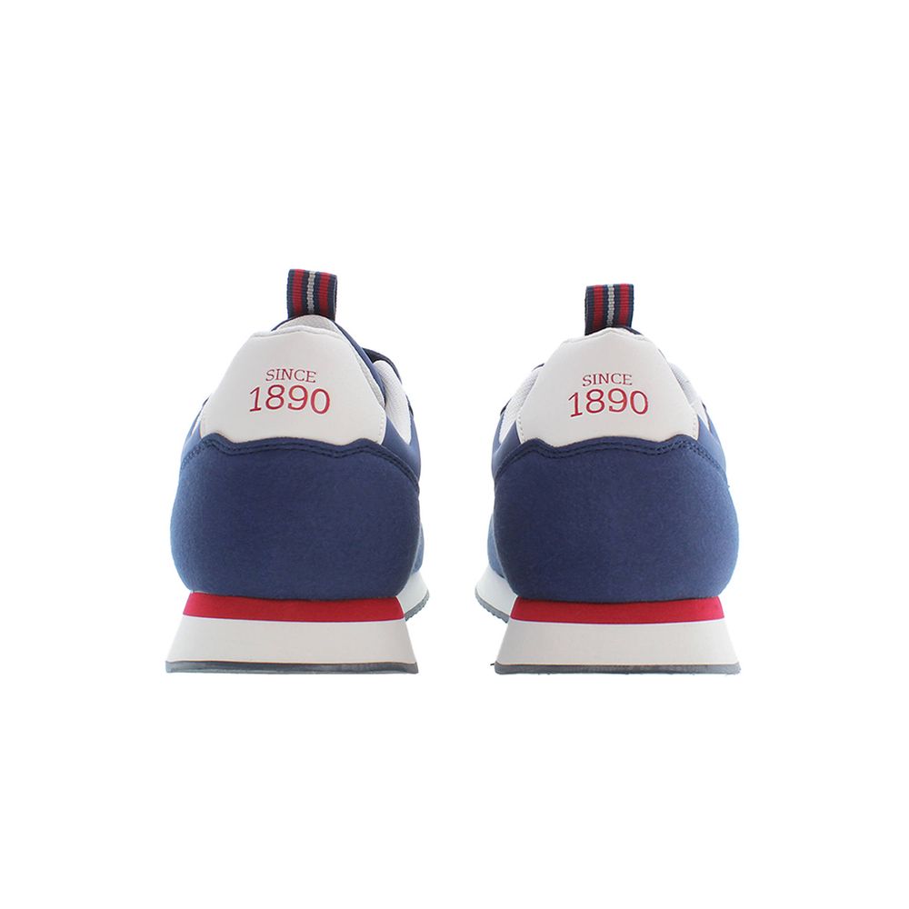 U.S. POLO ASSN. Blue Canvas Casual Sneaker for Luxurious Style