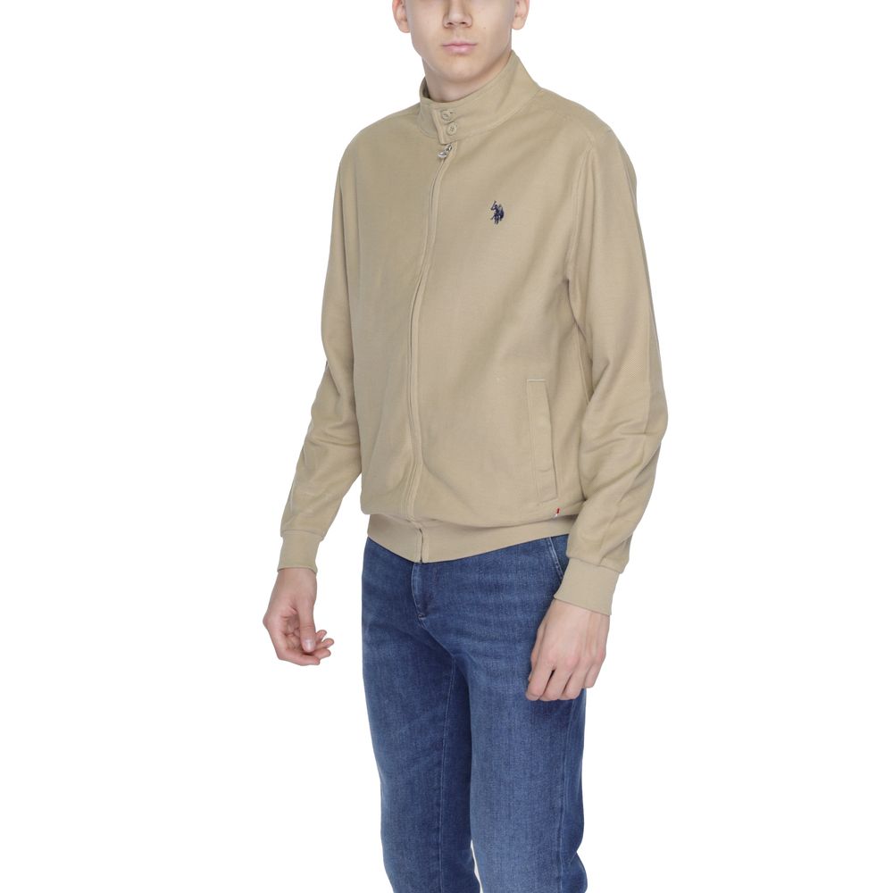 U.S. POLO ASSN. Beige Cotton Jacket for Effortless Elegance
