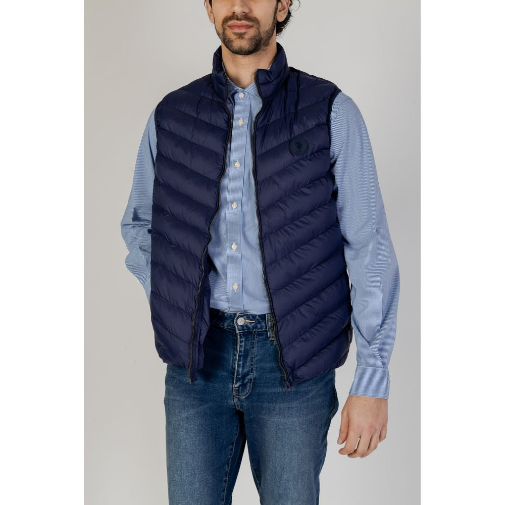 U.S. POLO ASSN. Blue Cotton Jacket for Refined Casual Elegance
