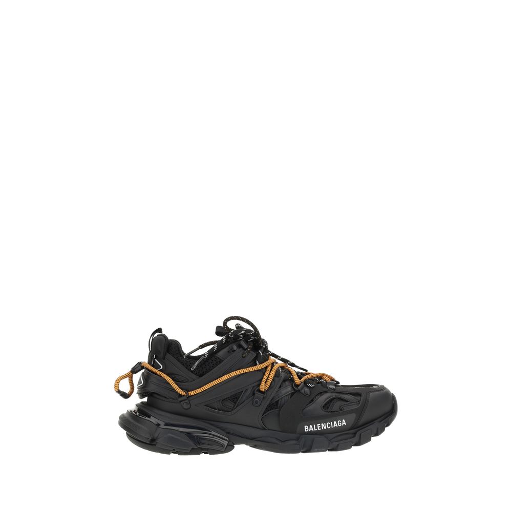 Balenciaga White Leather Track Trail Laces Sneakers for Elevated Style
