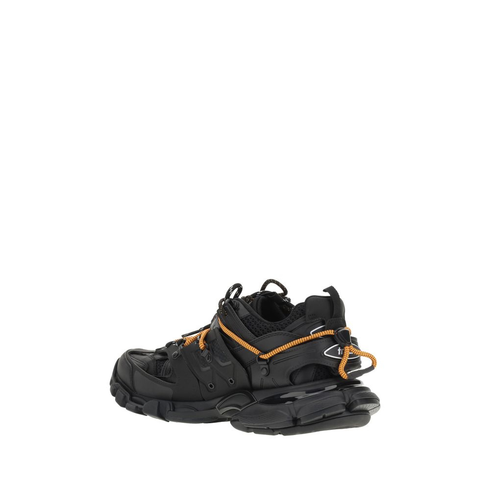 Balenciaga White Leather Track Trail Laces Sneakers for Elevated Style