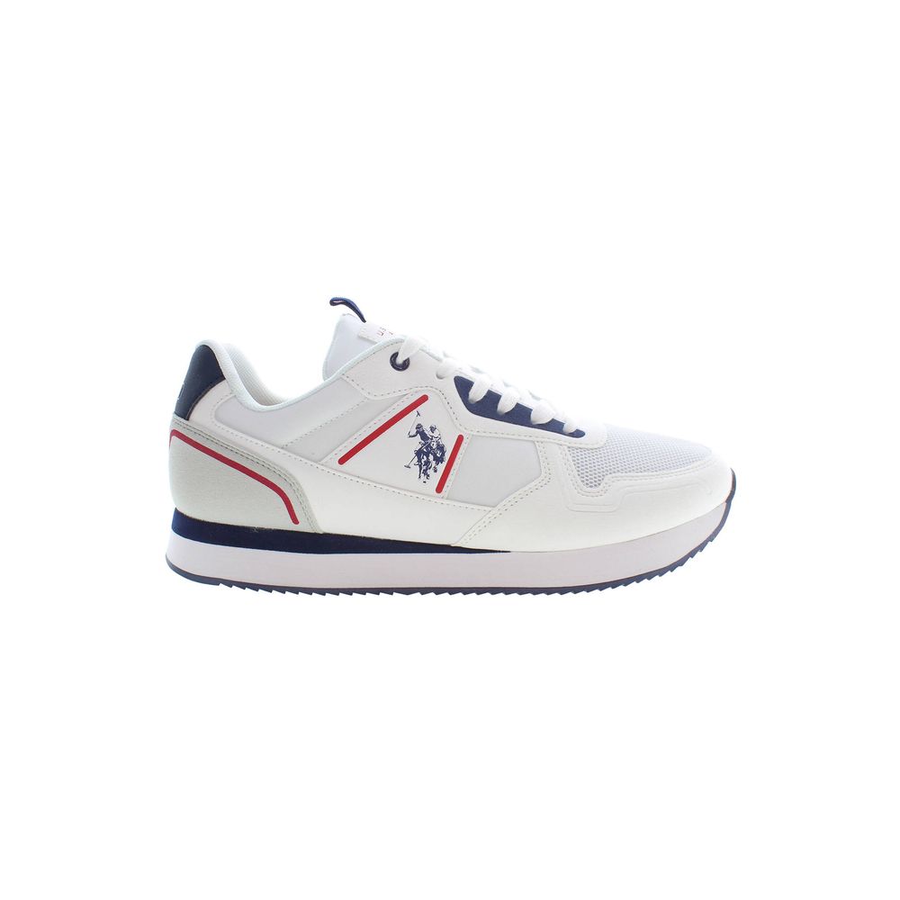 U.S. POLO ASSN. White Leather Sneakers for Effortless Elegance