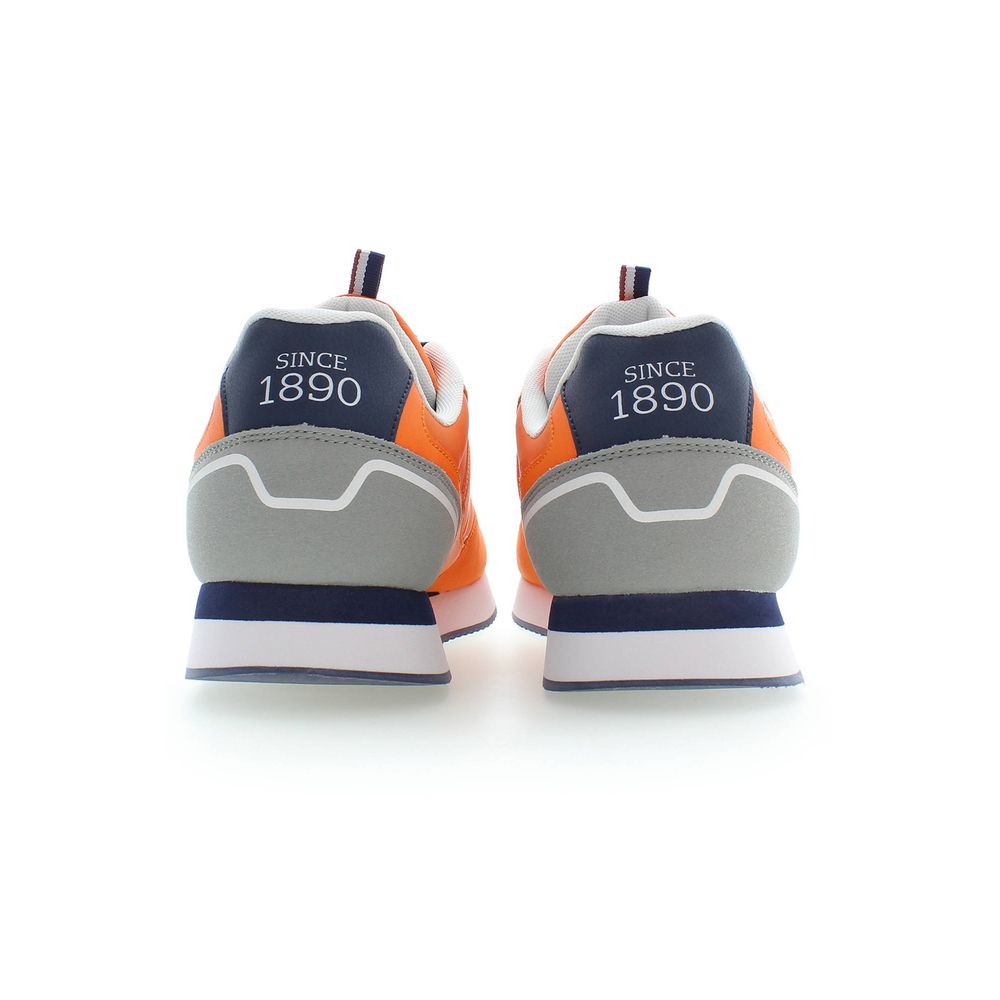 U.S. POLO ASSN. Orange Canvas Sneakers for Elevated Style