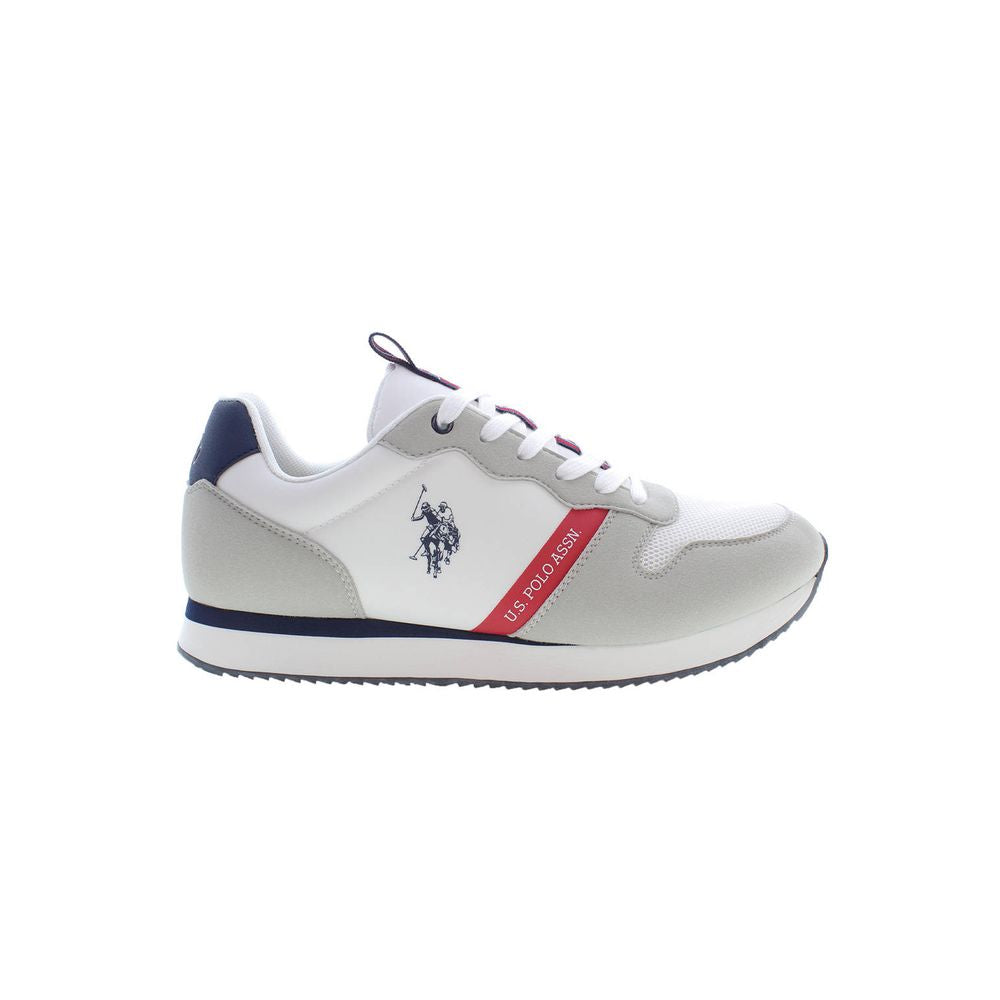 U.S. POLO ASSN. White Leather Sneakers for Effortless Elegance