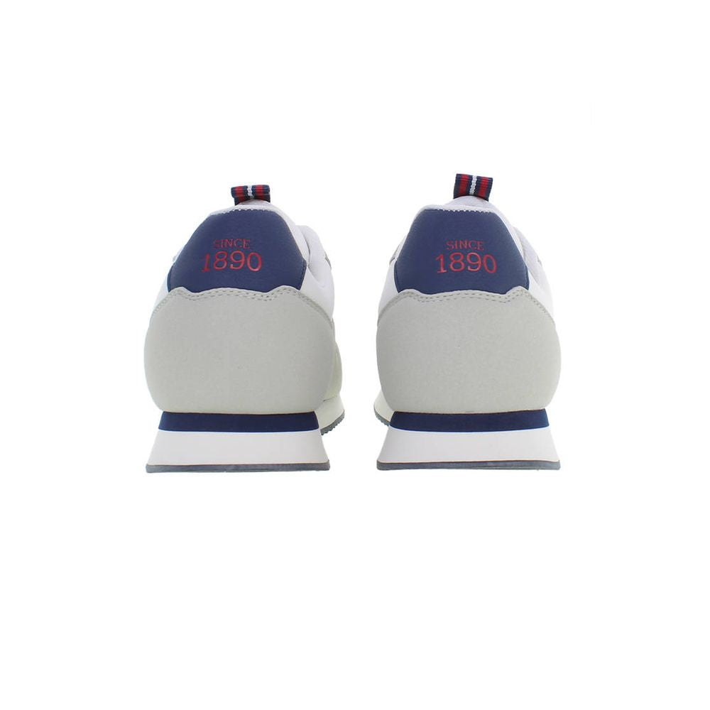 U.S. POLO ASSN. White Leather Sneakers for Effortless Elegance