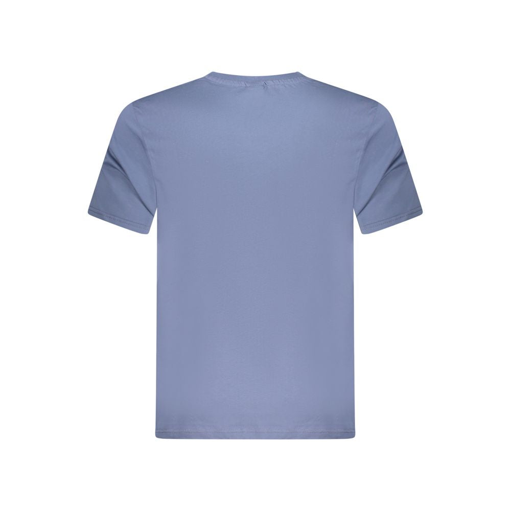 North Sails Blue Cotton T-Shirt for Effortless Elegance