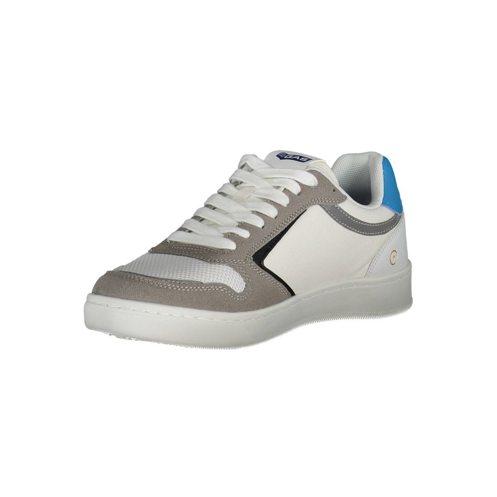 Gas White Leather Sneaker - Contemporary Luxury Footwear
