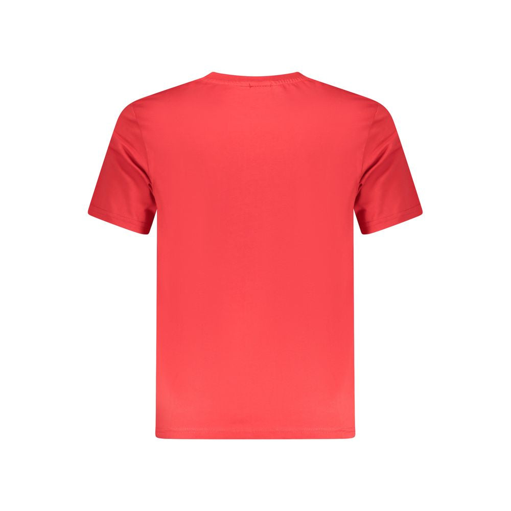 North Sails Red Cotton T-Shirt for Effortless Elegance