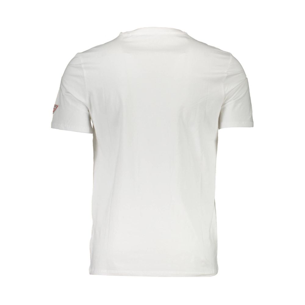 Guess White Cotton T-Shirt for Effortless Style