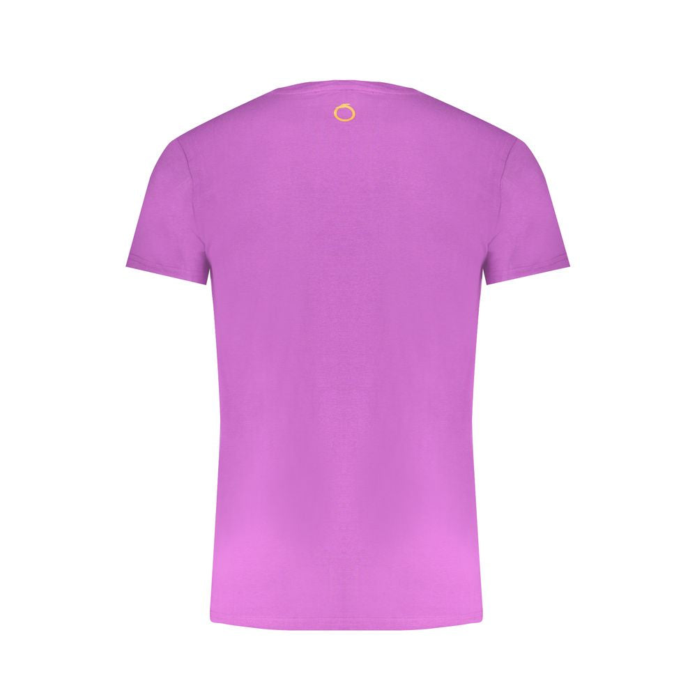 Trussardi Purple Cotton T-Shirt for Elevated Casual Style