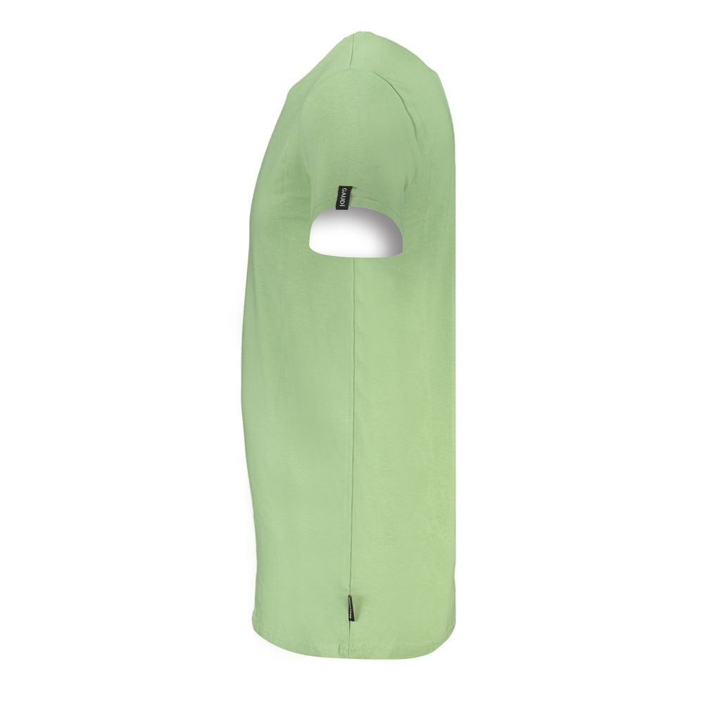 Gaudi Green Cotton T-Shirt - Timeless Elegance Redefined