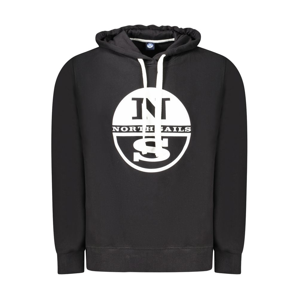 North Sails Black Cotton Sweater for Elevated Style