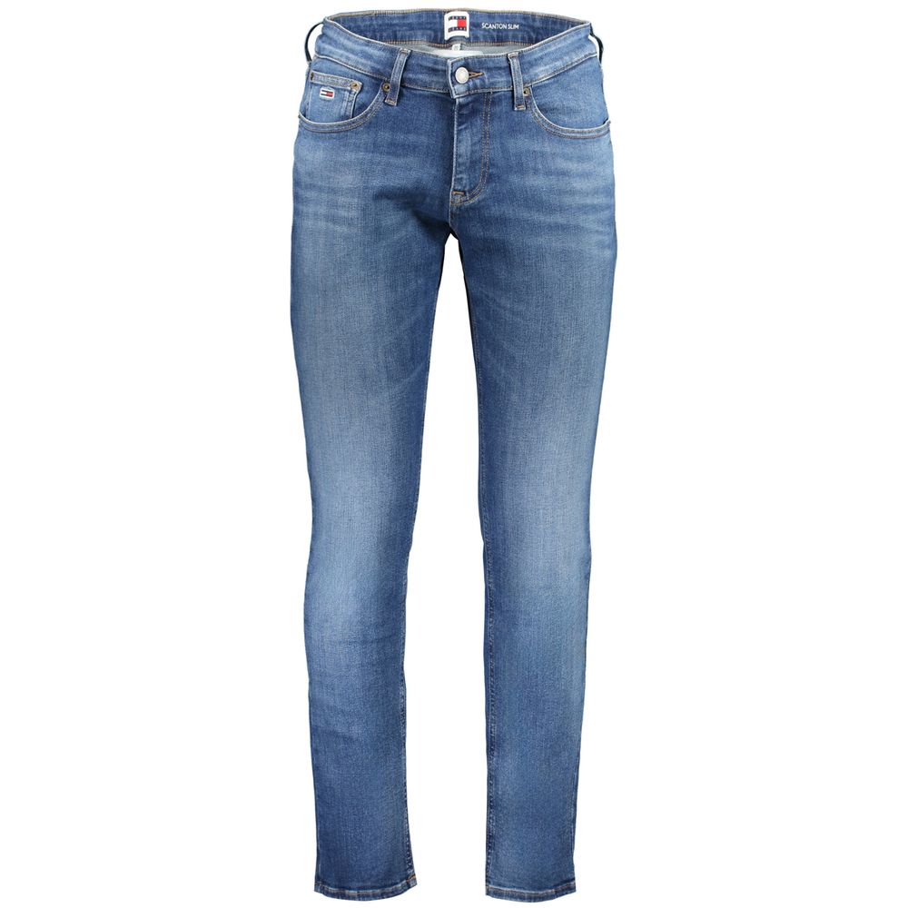 Tommy Hilfiger Blue Cotton Jeans for Effortless Style