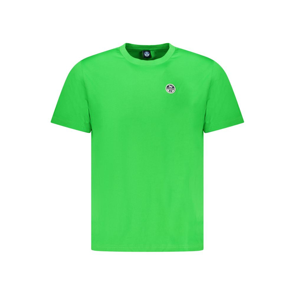 North Sails Green Cotton T-Shirt for Effortless Elegance