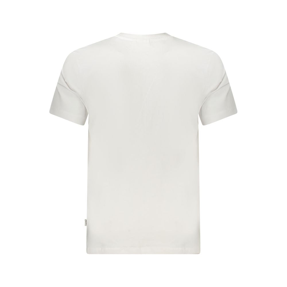 Pepe Jeans White Cotton T-Shirt for Effortless Elegance