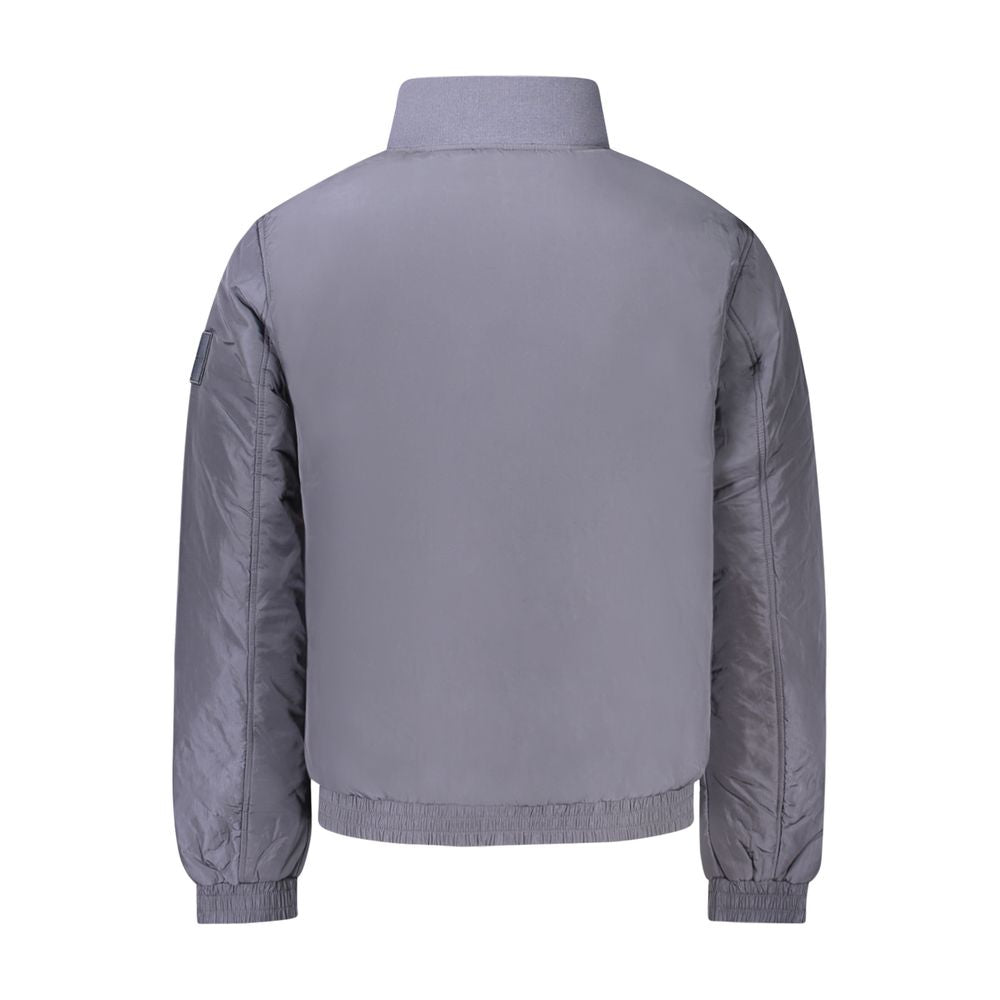 Calvin Klein Blue Luxe Jacket with Bold Logo Detail