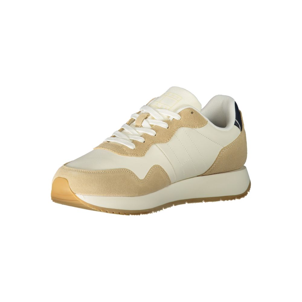 Tommy Hilfiger Beige Leather Sneaker