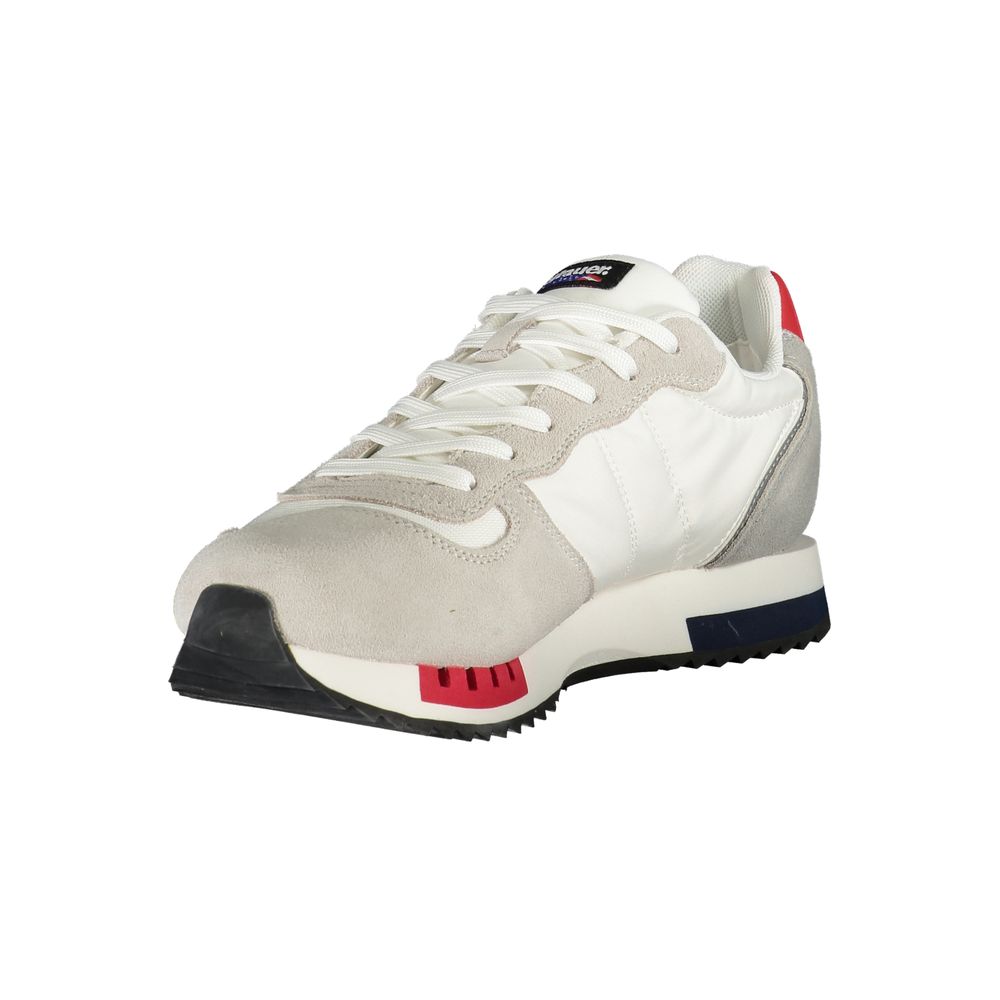 Blauer White Leather Sneaker