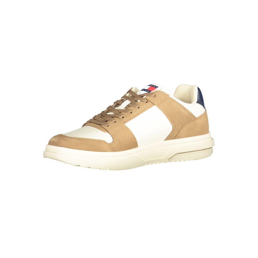 Tommy Hilfiger Beige Leather Sneaker