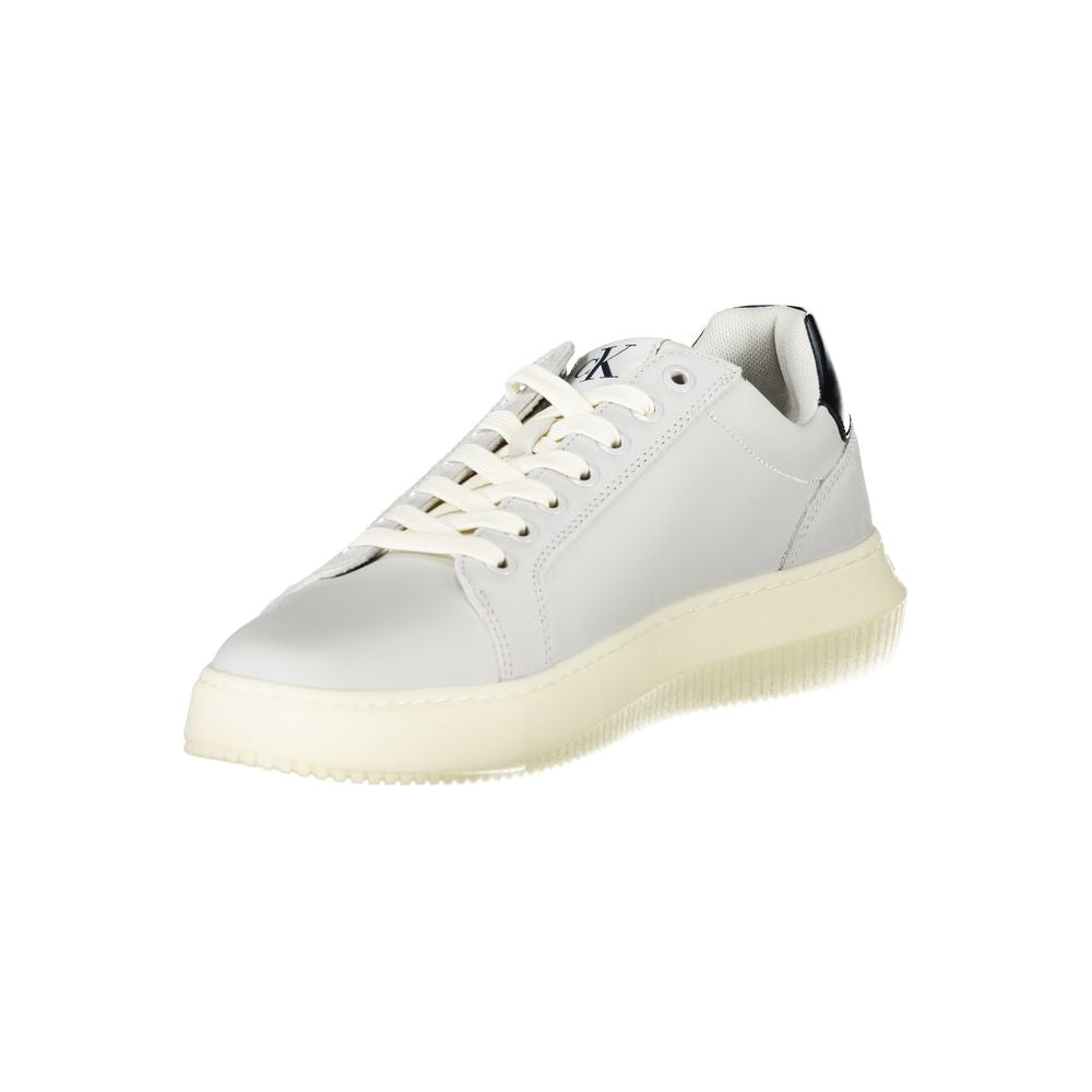 Calvin Klein Gray Thermoplastic Rubber Sneaker