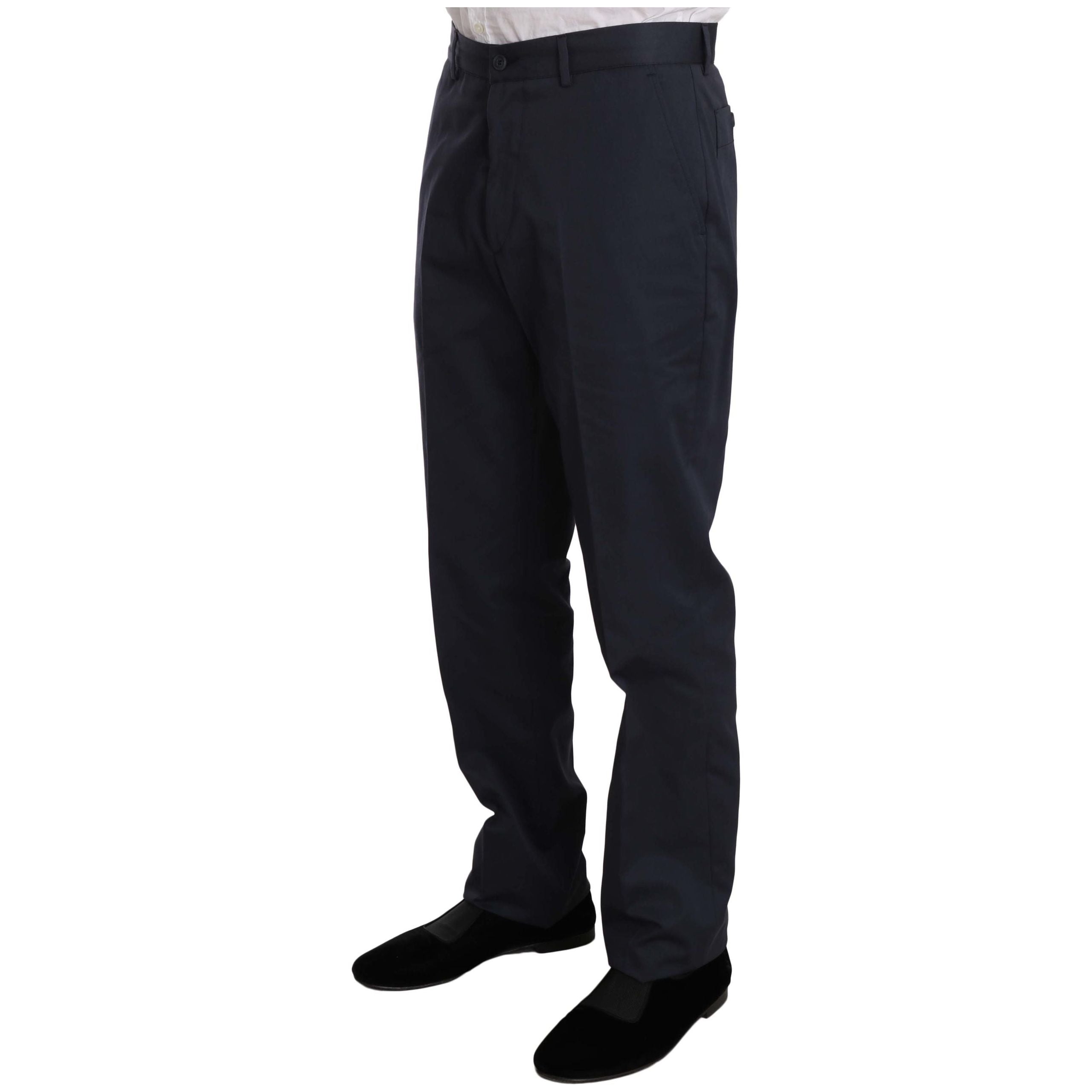 Romeo Gigli Blue Wool Two-Piece Suit for Modern Sophistication