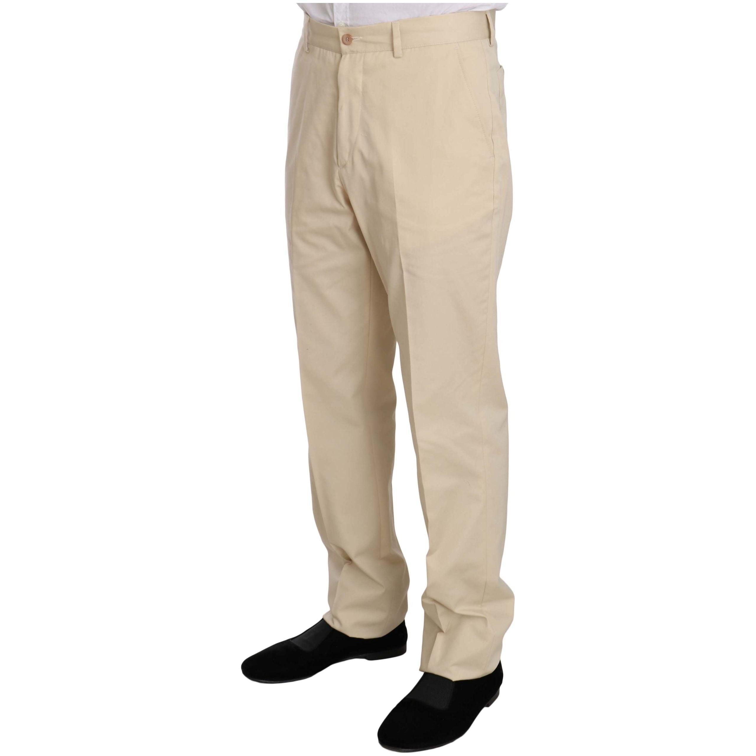 Romeo Gigli Beige Wool Suit with Classic Elegance