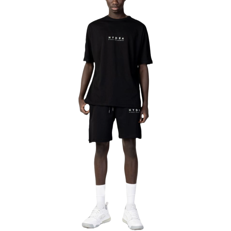 Hydra Clothing Black Cotton Sweatsuit for Elevated Comfort