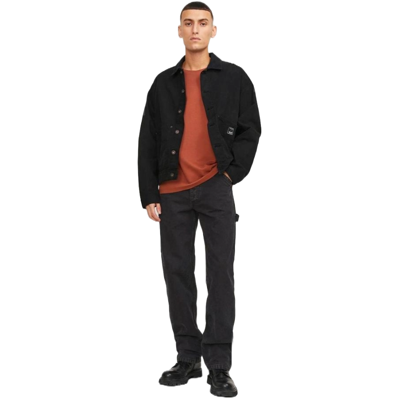 Jack & Jones Black Cotton Jeans for Timeless Elegance