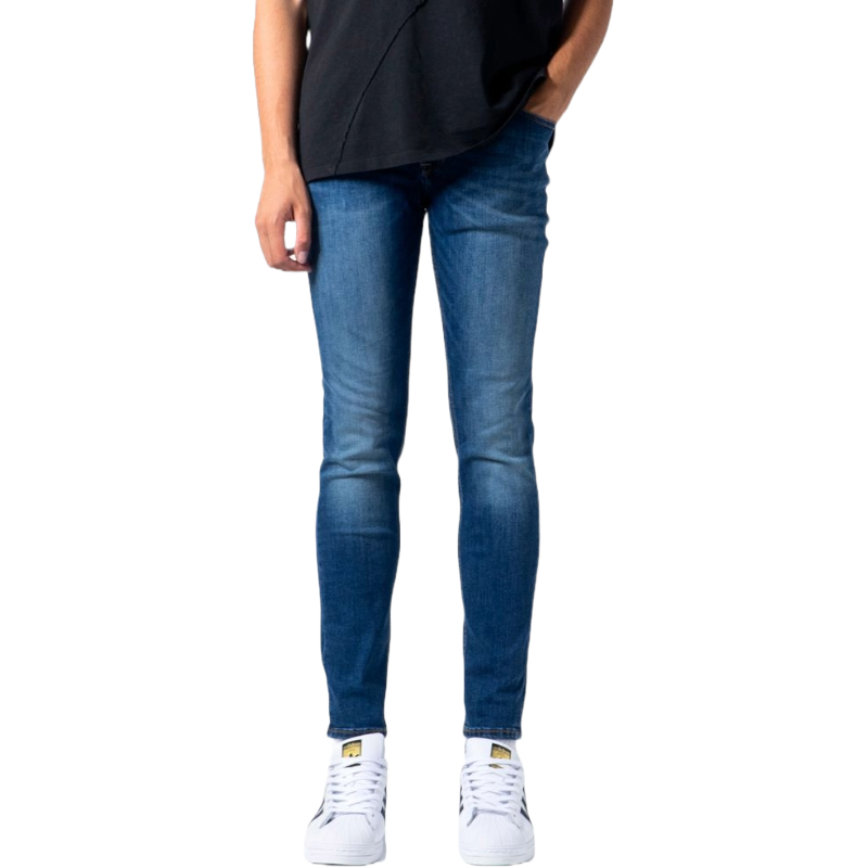 Jack & Jones Blue Cotton Jeans for Effortless Elegance