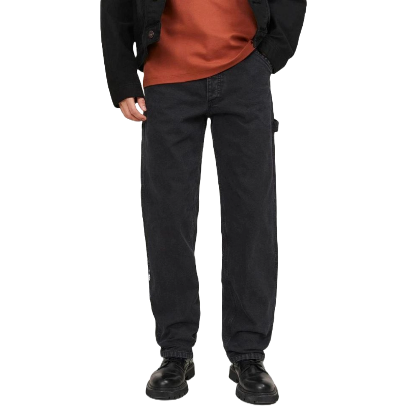 Jack & Jones Black Cotton Jeans for Timeless Elegance