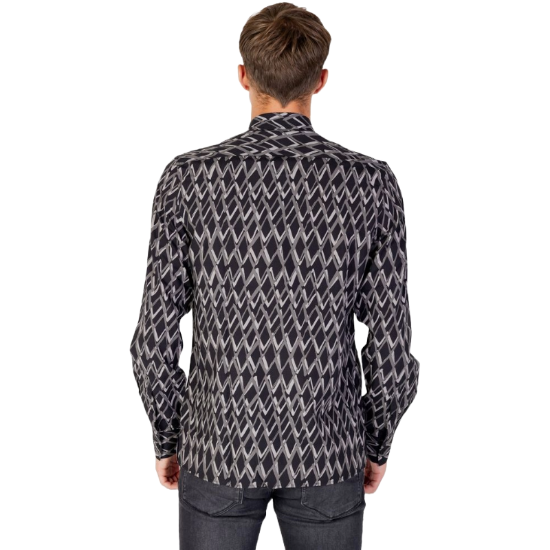 Antony Morato Black Cotton Shirt for Timeless Elegance