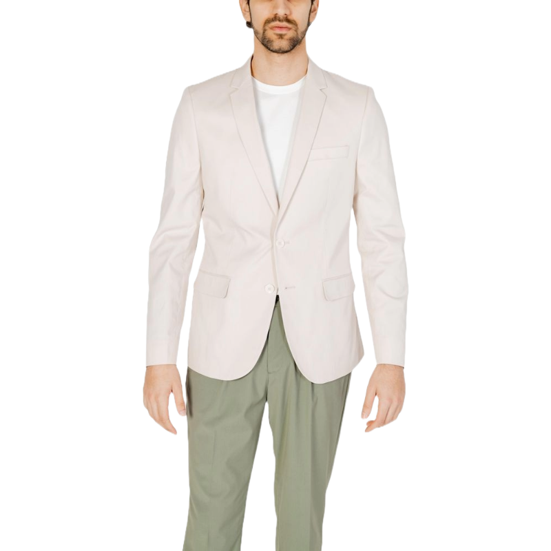 Burberry Cream Cotton Blazer for Timeless Sophistication