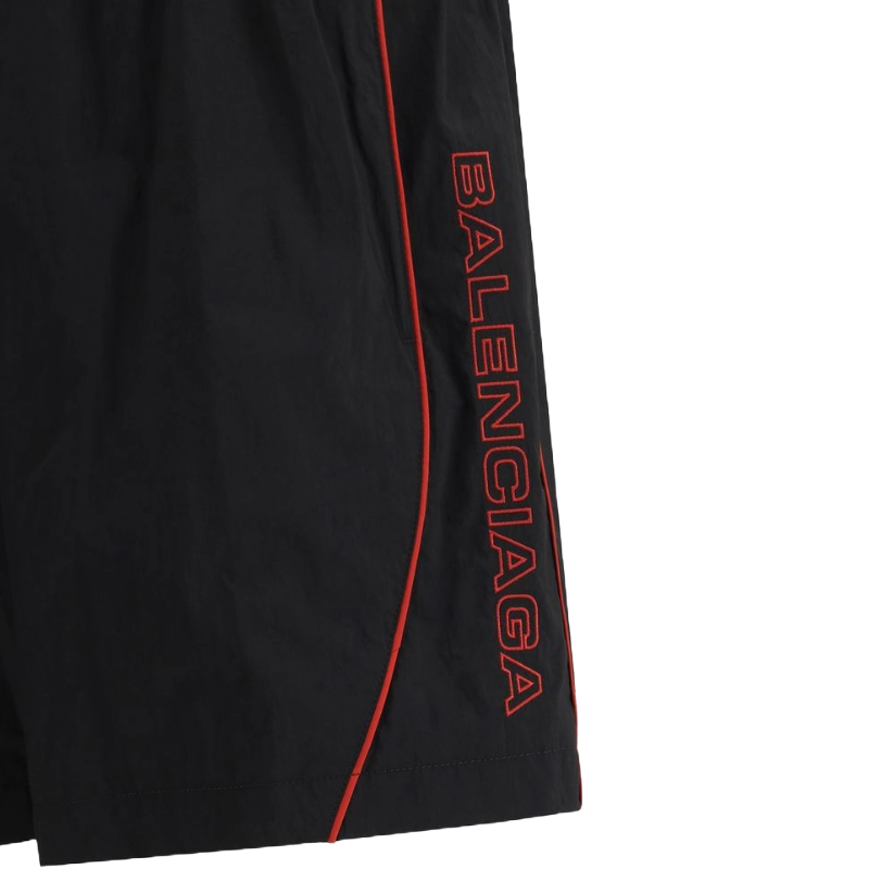 Balenciaga Black Cotton Tracksuit Shorts for Elevated Street Style