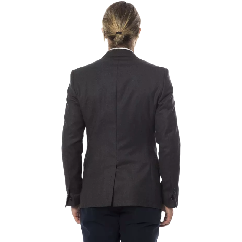 Verri Grey Wool Formal Blazer with Tailored Fit