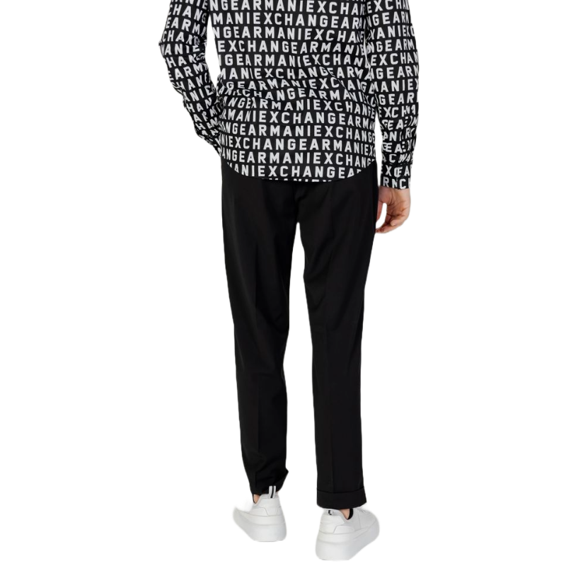Antony Morato Black Wool Trousers for Timeless Sophistication