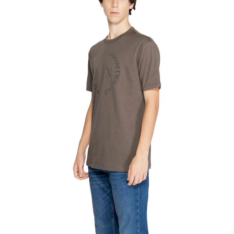 Armani Exchange White Cotton T-Shirt for Effortless Elegance
