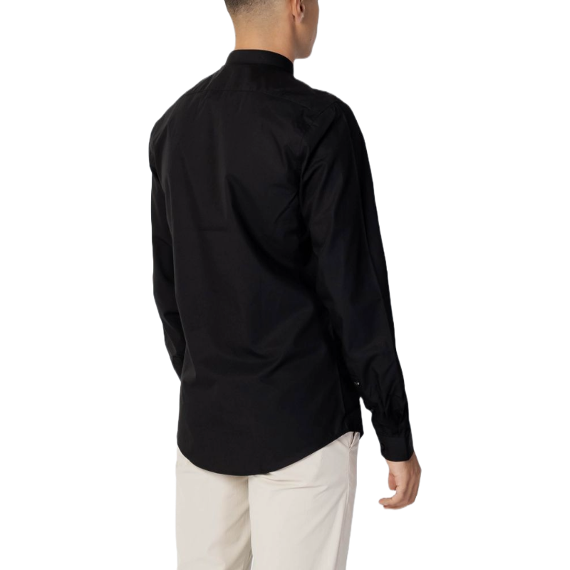 Antony Morato Black Cotton Shirt for Timeless Elegance
