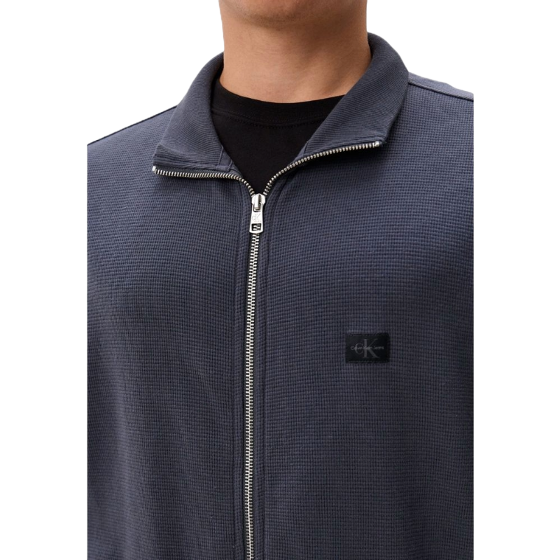 Calvin Klein Jeans Gray Recycled Cotton Cardigan