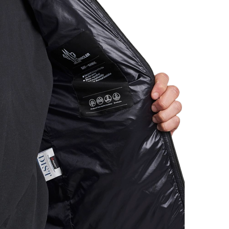 Moncler Black Down Jacket - Elegant Winter Essential Outerwear