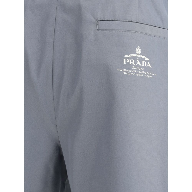 Prada Navy Cotton Shorts: Effortless Luxury for Elevated Summer Style
