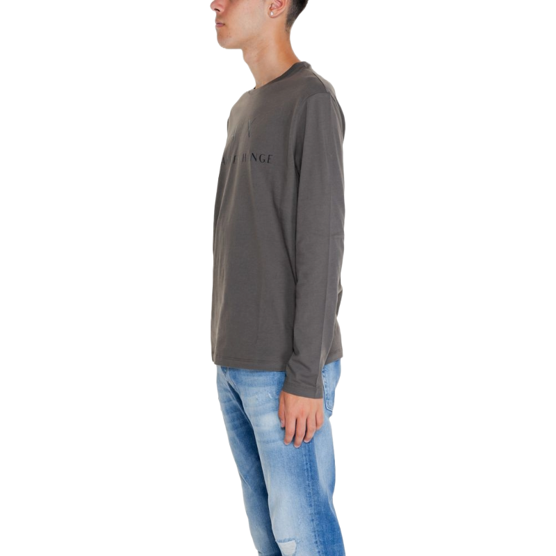 Armani Exchange Refined Green Cotton Shirt