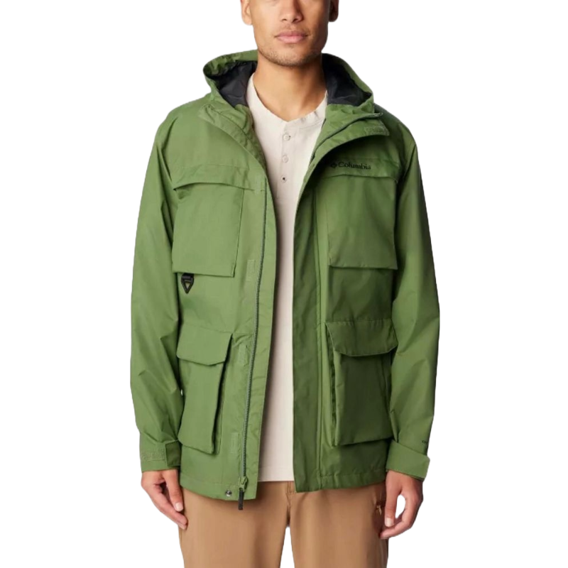 Columbia Green Cotton Jacket for Effortless Sophistication and Style
