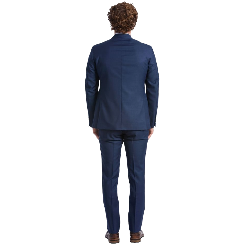 Armani Blue Premium Wool Suit - Exquisite Italian Tailoring