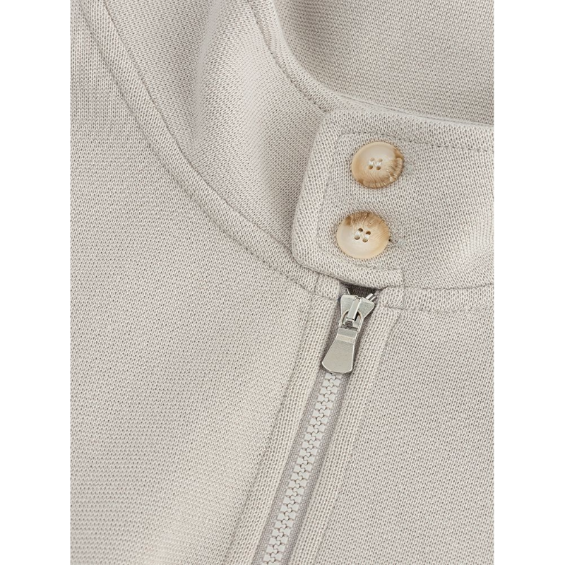 Gran Sasso Beige Cotton Cardigan for Timeless Elegance