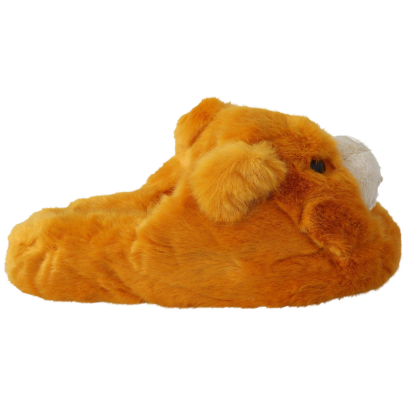 Dolce & Gabbana Sunshine Yellow Leather Lion Slippers