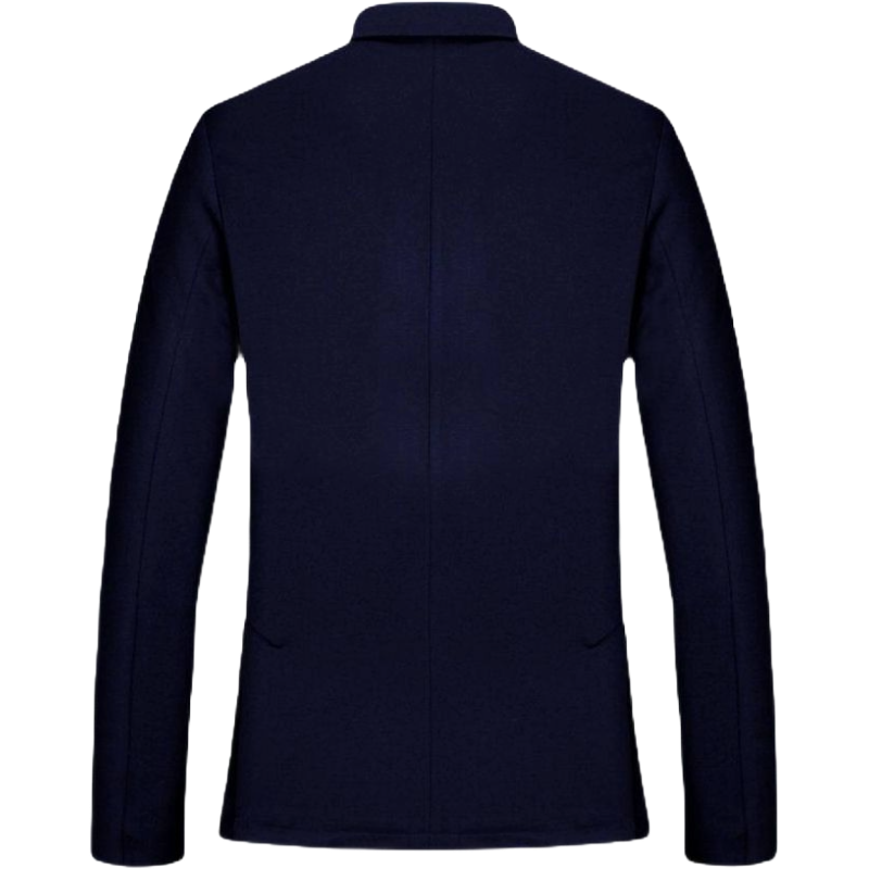 Armani Exchange Navy Blue Viscose Blazer for Timeless Elegance